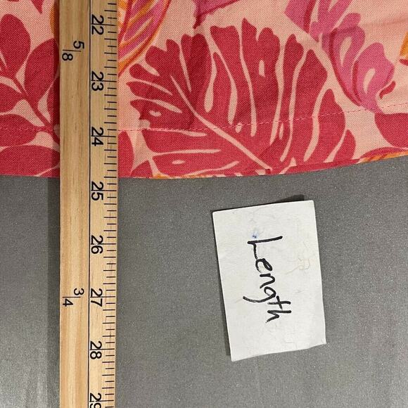 Mirror Image Womens Size Large Tropical Floral Skirt Swing Full Vacation Resort - Picture 10 of 10